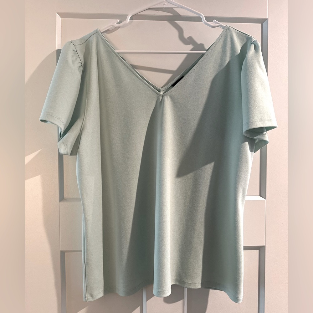 Ann Taylor Soft Blue Blouse